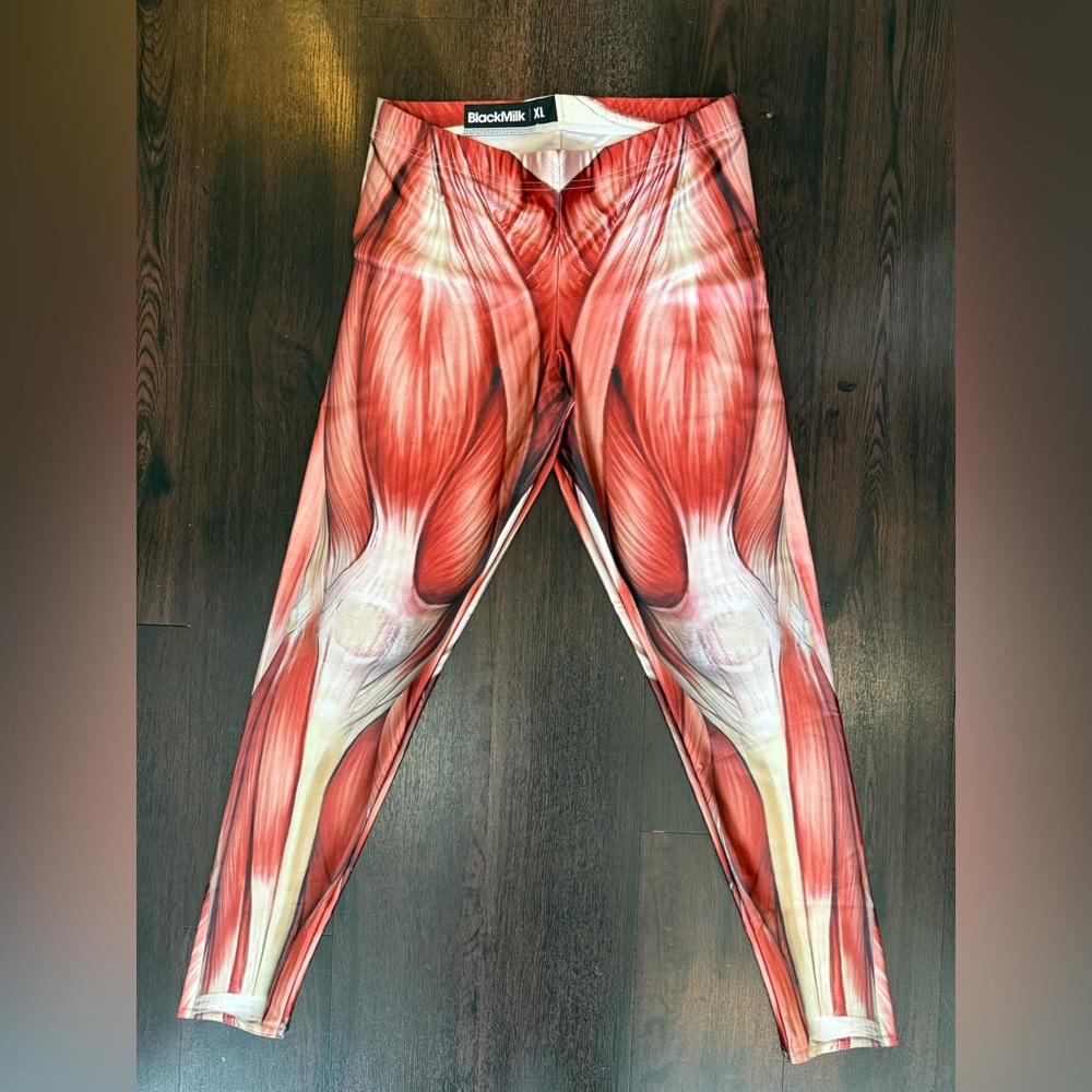 Black milk Anatomy Print Leggings